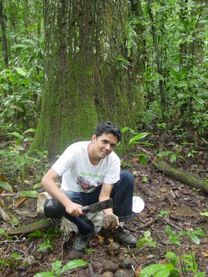 Fabricio at the forest